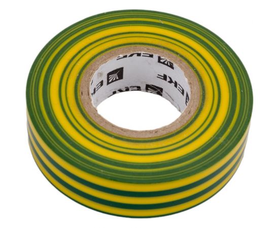 Изолента ПВХ EKF желто-зеленая 19мм, 20м, серии SafeFlex 10 шт. plc-iz-sf-yg – изображение 2