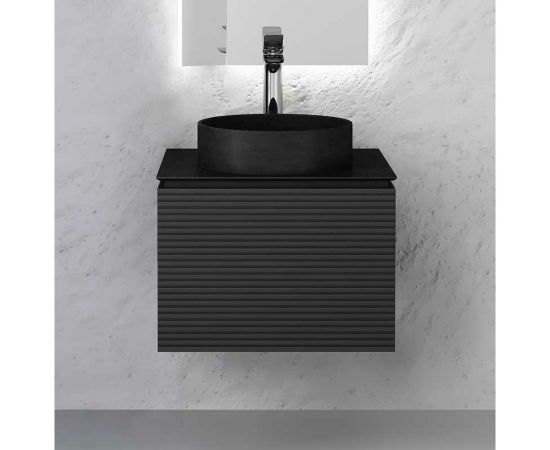 Тумба Jorno Stone 60 подвесная, антрацит Stn.01.60/P/A/JR – изображение 3