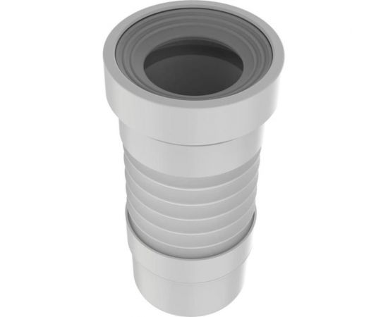 Удлинитель гибкий для унитаза с фановым выпуском Aquant 110мм, 290-330 мм T712-21-MR – изображение 3
