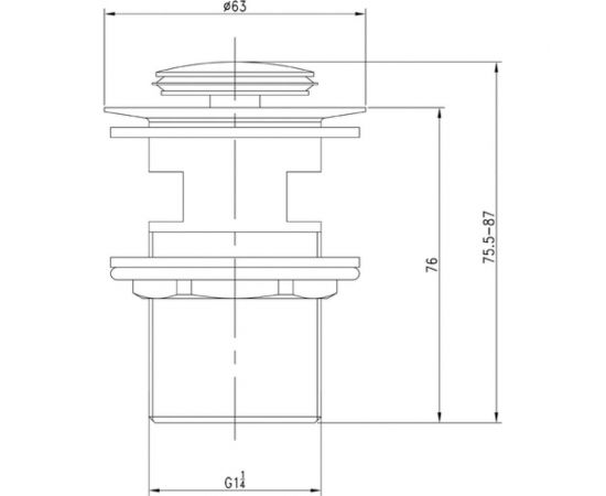 Выпуск для умывальника IDDIS Oldie бронза OLDBR00i88 – изображение 3