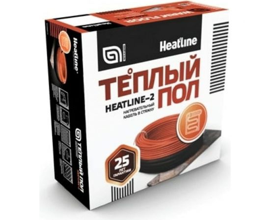 Двухжильный кабельный теплый пол Heatline 79 м, 1600 Вт, 9.4-13.3 м2 20Р2Э-79-1600 – изображение 3