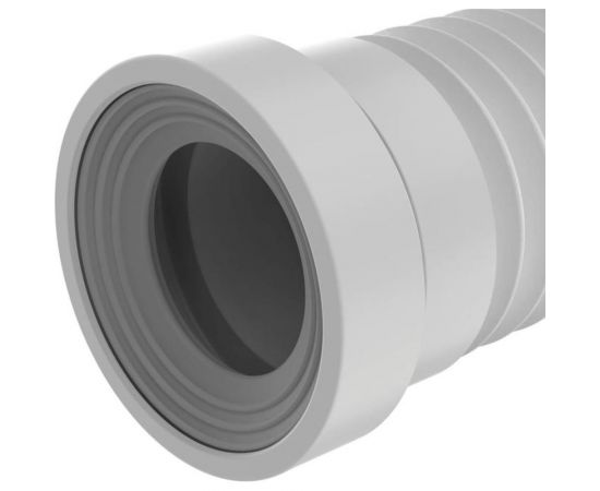 Удлинитель гибкий для унитаза с фановым выпуском Aquant 110мм, 290-330 мм T712-21-MR – изображение 4