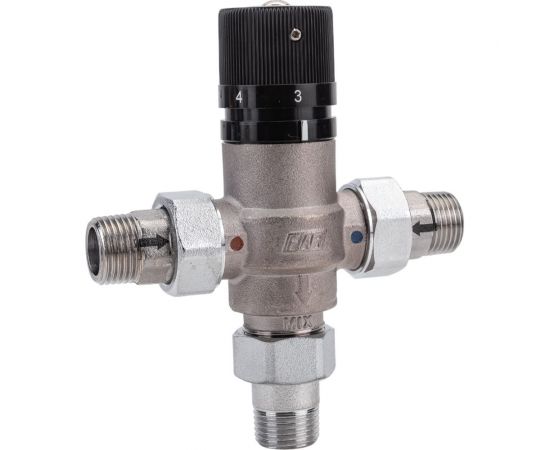 Термосмеситель с обрат.клапанами, 1/2"", американки FAR FA 3956 12VR – изображение 4