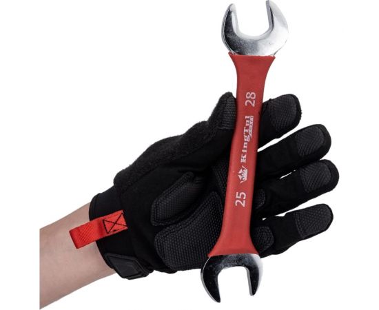 Рожковый ключ KingTul 25x28 мм, в прорезиненной оплетке KT-102528k(322528) – изображение 4