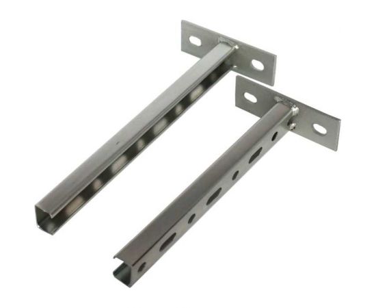 Т-образный консоль-кронштейн для фиксации конструкций СВК 38x40 мм, L 400 мм SVK-FT3840400 Н0000026076 – изображение 4