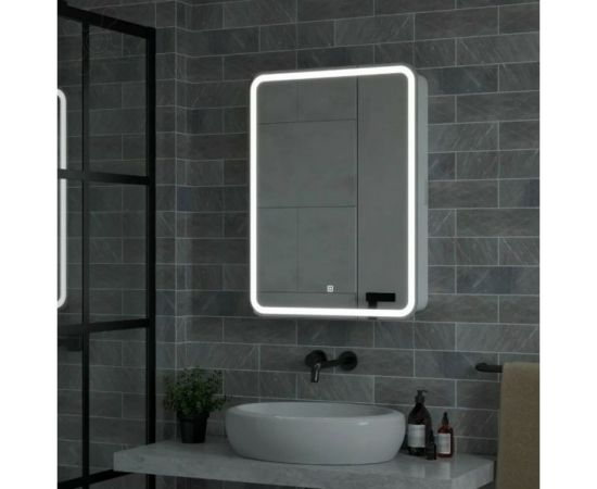 Зеркало-шкаф Reflection Circle led 600x800 RF2109SR – изображение 6