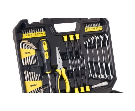 Набор инструментов WMS Tools 1/4, 3/8"", 128 предметов WMC-30128 – изображение 6