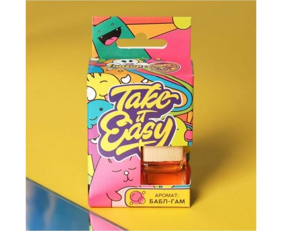 Подвесной ароматизатор в бутылочке LUAZON размер XXL, Бабл-Гам 5275515 