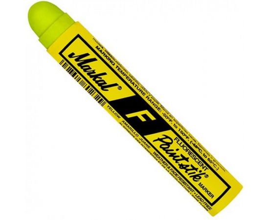 Твердый флуоресцентный маркер краска Markal F жёлтый 82831 