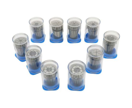 Набор цанг ER16 10 шт., 1-10 мм, биение 0.008 мм BESTE AC01500923 