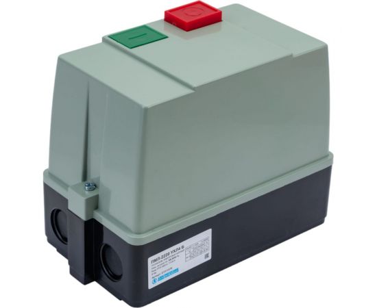 Электромагнитный пускатель Электротехник ПМЛ-2220 УХЛ4 Б, 380В/50Гц, 1з, 25А, нереверсивный, с реле РТЛ-1022-2 17-25А, в корпусе из пластика IP54, с кнопками ПУСК и СТОП ET511478 