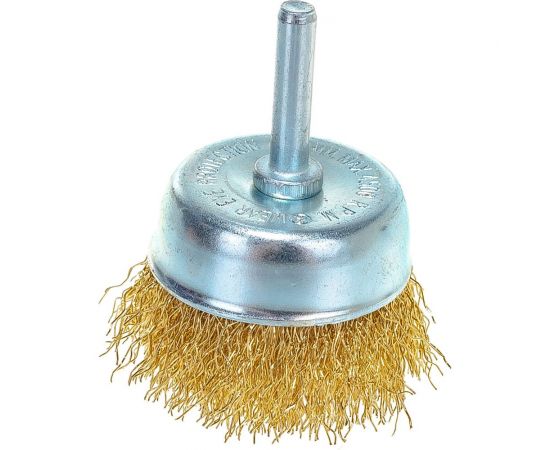 Щетка-крацовка со стержнем чашка 50 мм VOREL 06987 