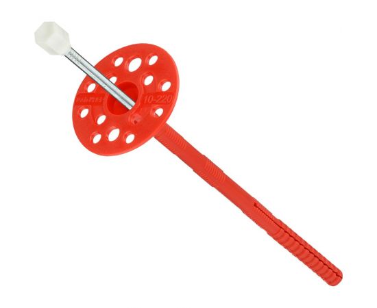 Дюбель для теплоизоляции Tech-Krep с термоголовкой, 10x220 мм, 250 шт. 154518 