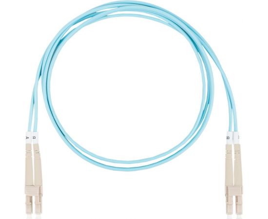 Оптический коммутационный шнур DATAREX патч-корд lc-lc duplex om3 нга-hf бирюзовый 3,0 м DR-220064 