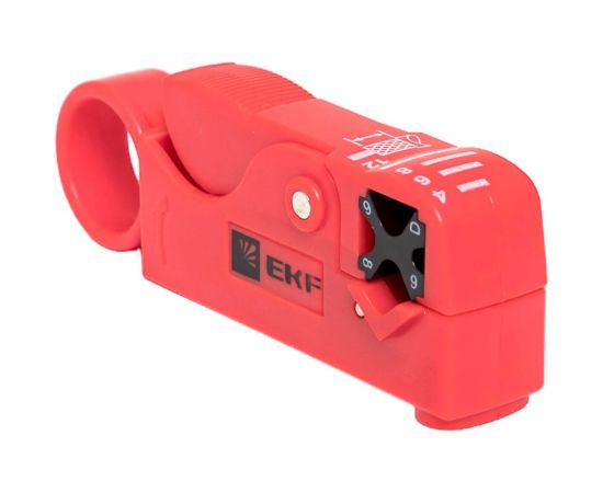 Инструмент для разделки и зачистки коаксиального кабеля EKF TERACOM TRC-S10 
