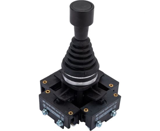 Крестовой переключатель Электротехник ПК12-21-822-54 УХЛ3, 380В/50Гц, 10А, без защиты от попадания стружки, рукоятка - 8 полюсов с пятью фиксирующими положениями, толкатель - 2 полюса, IP54  