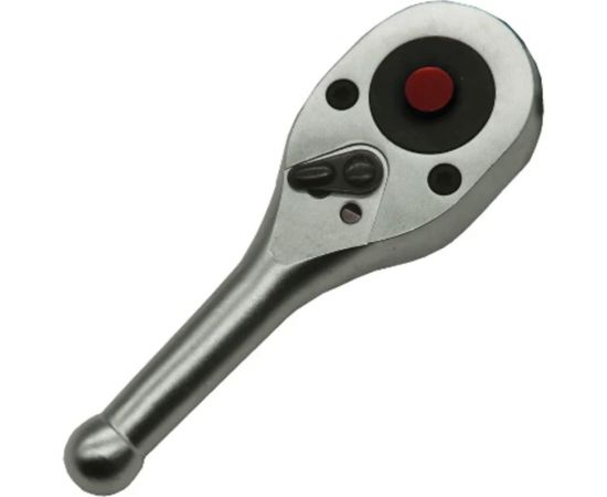 Трещоточный ключ БМ 1/2"" DR укороченный, CrV 973112 