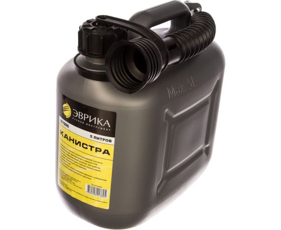 Канистра полиэтиленовая 5 л с носиком-лейкой ЭВРИКА ER-75005 
