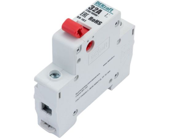 Выключатель нагрузки Dekraft ВН102-1Р-032А 17002DEK – изображение 2