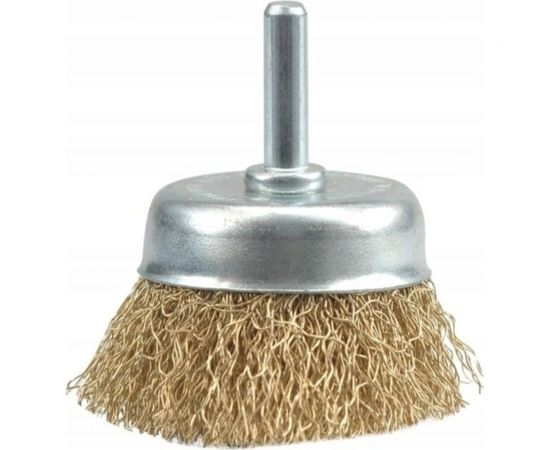 Щетка-крацовка со стержнем чашка 50 мм VOREL 06987 – изображение 2