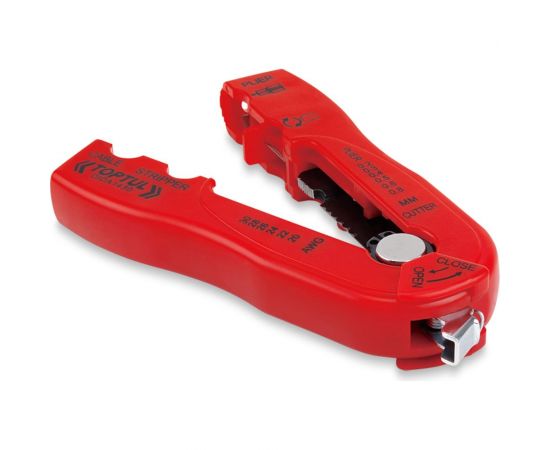 Многофункциональный стриппер для зачистки и резки провода TOPTUL 0.2-0.8 мм, DIDA1430 – изображение 2