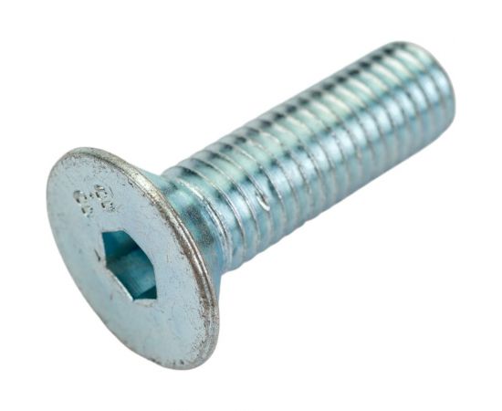 Винт ZAMETAL М10х35 пр. 8.8, с пот. гол., в/ш, DIN 7991, оц., 100 шт ZA516138 – изображение 2