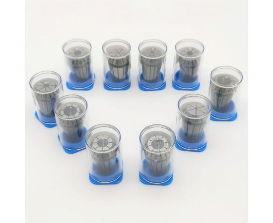 Набор цанг ER16 10 шт., 1-10 мм, биение 0.008 мм BESTE AC01500923 – изображение 2