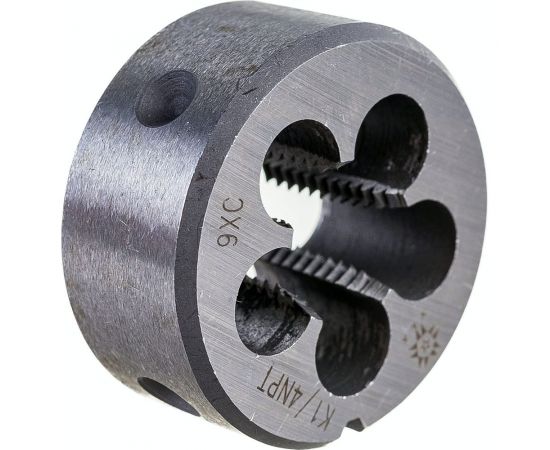 Плашка TLX коническая дюймовая К 1/4""NPT, 18 ниток/дюйм, dнар.38мм 9ХС 66550 – изображение 3