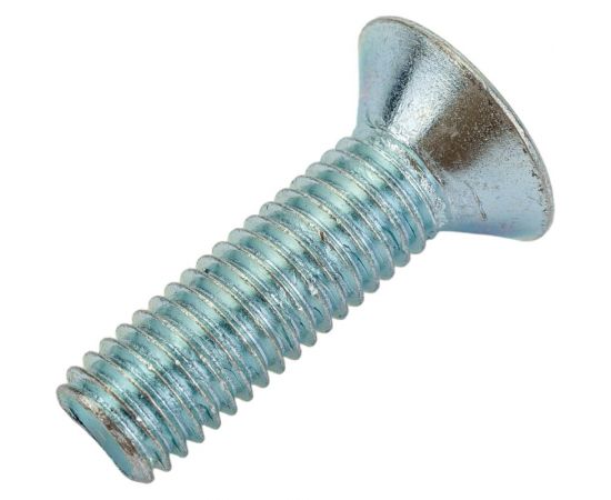 Винт ZAMETAL М10х35 пр. 8.8, с пот. гол., в/ш, DIN 7991, оц., 100 шт ZA516138 – изображение 3