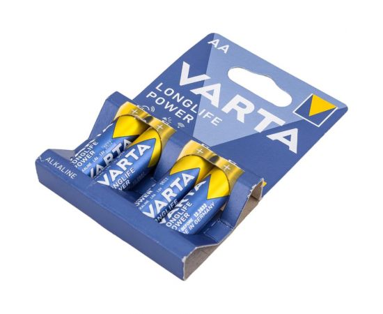 Батарейка Varta LONGLIFE POWER (HIGH ENERGY) LR6 AA BL4 Alkaline 1.5V (4906) (4/80/400) 04906121414 – изображение 3