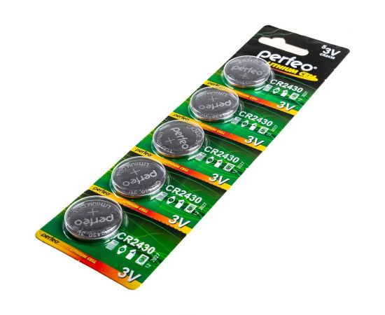 Батарейка PERFEO Литий CR2430 5 шт блистер 30 007 018 – изображение 4