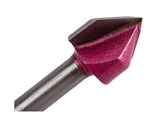 Фреза пазовая V-образная 90 градусов (15.9x15.9x45 мм; хв-к 6 мм) PROCUT 200631P – изображение 4