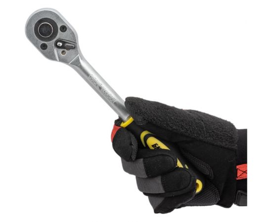 Трещоточный ключ БМ 1/2"" с кнопкой, CrV 970112 – изображение 4