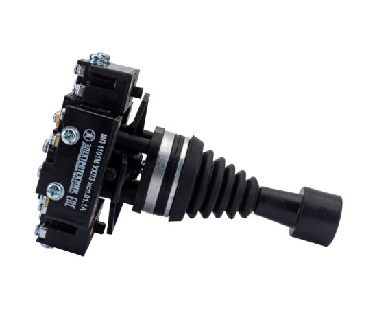 Крестовой переключатель Электротехник ПК12-21-822-54 УХЛ3, 380В/50Гц, 10А, без защиты от попадания стружки, рукоятка - 8 полюсов с пятью фиксирующими положениями, толкатель - 2 полюса, IP54  – изображение 4