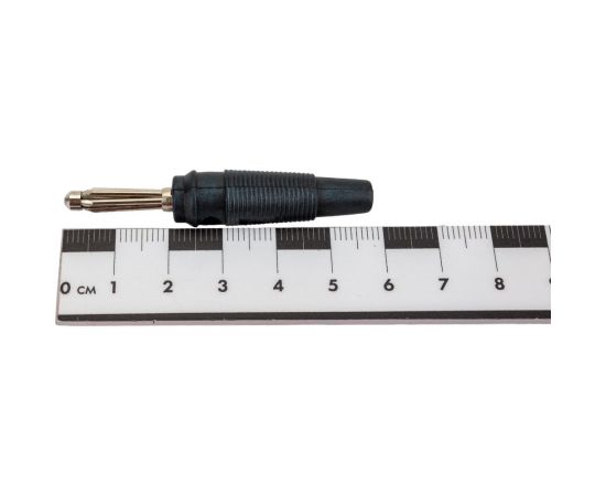 Штекер Banana Pro Legend черный, винтовое крепление PL2463 – изображение 5