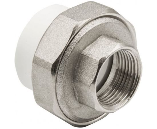 Комбинированная муфта VRT разъемная, внутренняя, 32х3/4"", EVER plast, белый 532441 – изображение 7