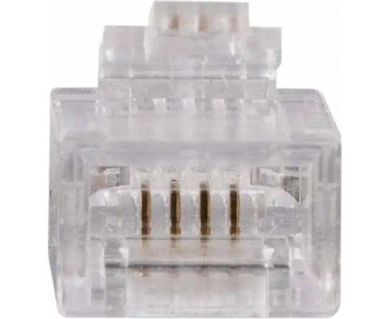 Коннектор TWIST для телефонного кабеля RJ-11 6p4c, медный, 50шт. CN-6P4C-U-TWCS/50 – изображение 8