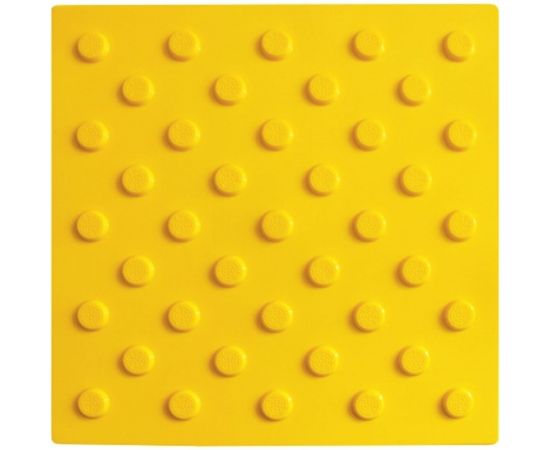 Тактильная плитка из ПВХ ПластФактор конус в шахматном порядке (непреодолимое препятствие) 4630027111708 – изображение 9