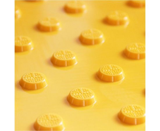 Тактильная плитка из ПВХ ПластФактор конус в шахматном порядке (непреодолимое препятствие) 4630027111708 – изображение 10