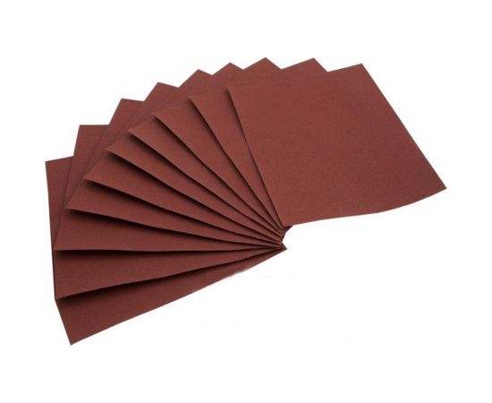 Бумага наждачная на тканевой основе 230х280 мм, Р60, 10 шт TOOLAS 00002912 