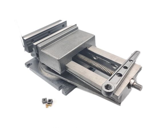 Станочные тиски TORNERI с открытым винтом поворотные L губок 250 мм, серия QB250 045770 