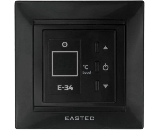 Терморегулятор EASTEC E-34 черный (встраиваемый 3,5 кВт) E-34 black 
