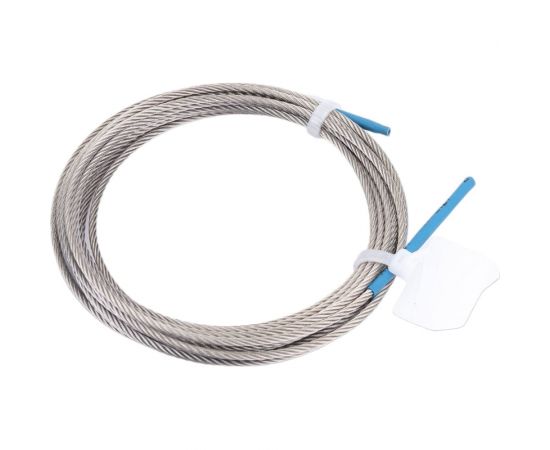 Нержавеющий трос KREPFIELD 1,5 мм, сталь А4, плетение 7x19, мягкий, 3 м 8382А4ТРОС1,5ММ-3 