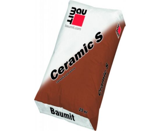 Затирка для швов Baumit Ceramic S экстрабелый, 25 кг 4612741800885 