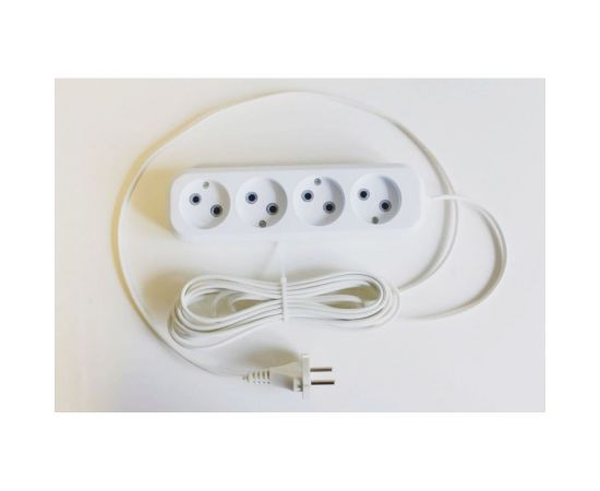 Сетевой удлинитель ПЕРЕСВЕТ+ Р/С-4 шнур ПВС 2*075- 2м 4620003920448 