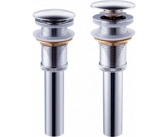 Выпуск для раковины Teymi 1/4, клик-клак, хром ЦБ-00259921 