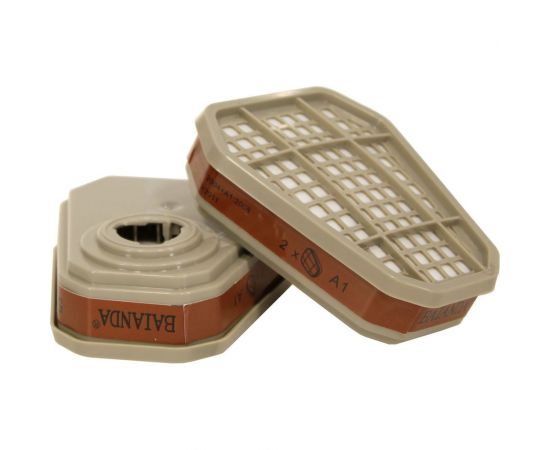 Фильтр для защиты от органических газов и паров, формальдегида A1, BAIANDA 2 шт 5117 