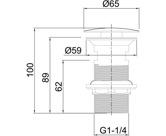Донный клапан ALLEN BRAU Priority 5.31024-31 00265539 – изображение 2