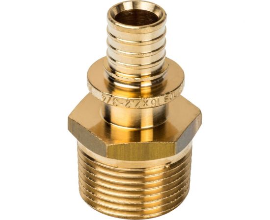 Переходник с наружной резьбой STOUT 16xR 3/4" SFA-0001-001634 RG008P0TP43N41 – изображение 2