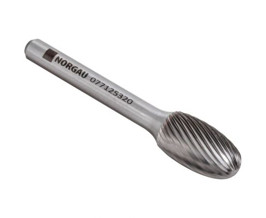 Борфреза твердосплавная NORGAU форма E (12x20 мм; хвостовик 6 мм) 077125320 – изображение 2
